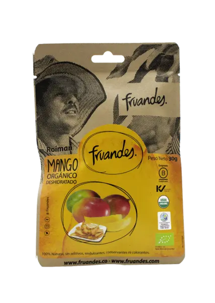 Mango deshidratat, 30g, Fruandes