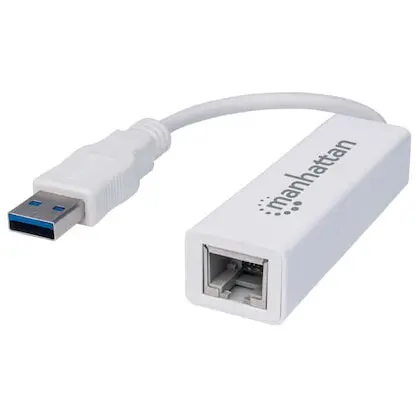 MANHATTAN Adaptor Manhattan, USB-A 3.0 - RJ45, 10/100 / 1000Mbps, Gigabit Network Card