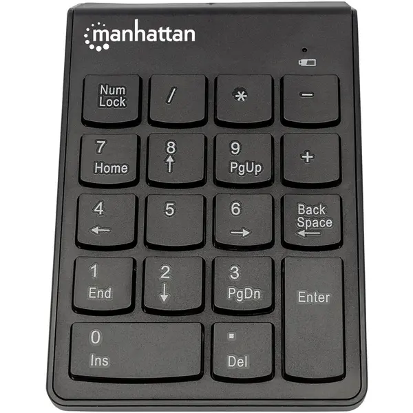 MANHATTAN Tastatura numerica Manhattan, Wireless, Negru