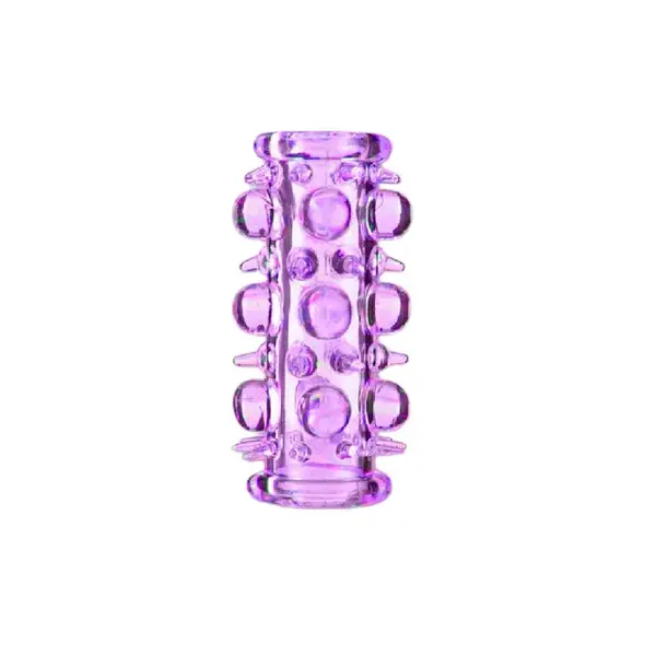 Manșon pentru penis B-SERIES, pentru stimulare intensă și îngroșare, lungime 7 cm, culoare mov (67-00015)