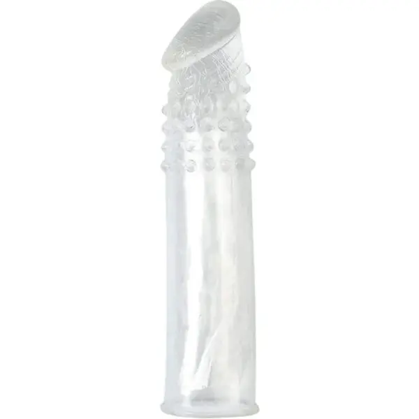 Manson SEVENCREATIONS - EXTRA, pentru extensia penisului, din silicon moale, transparent, 19 cm