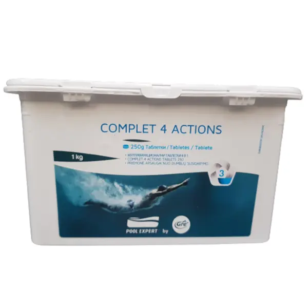 ManufacturGre Clor Complet 4 actiuni 1 Kg tablete 250 g