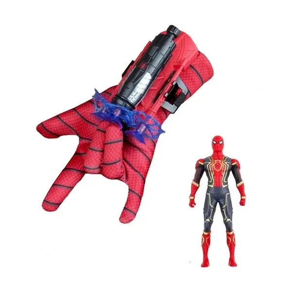 Manusa cu ventuze si figurina Spiderman,DEPOX , rosu