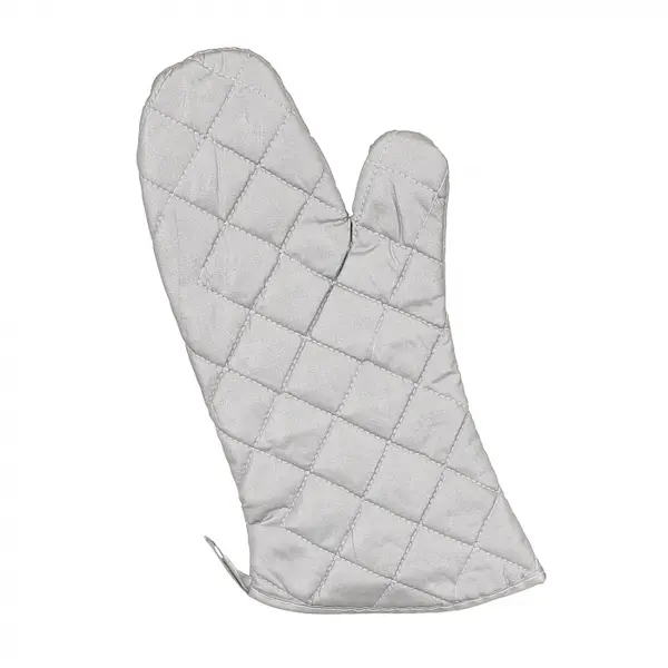 Manusa pentru gratar, textil,gri,33 cm