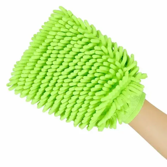 Manusa Spalare Auto Chenille Izolata Interior Microfibra Verde