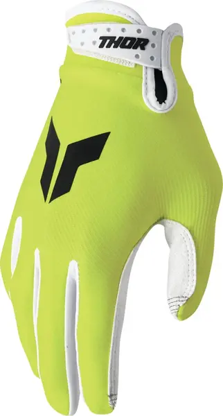 Manusi atv cross Thor Launchmode Acid, culoare verde alb, marime XL