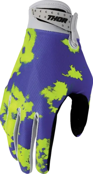 Manusi atv cross Thor Launchmode Bleach, culoare mov verde, marime XL