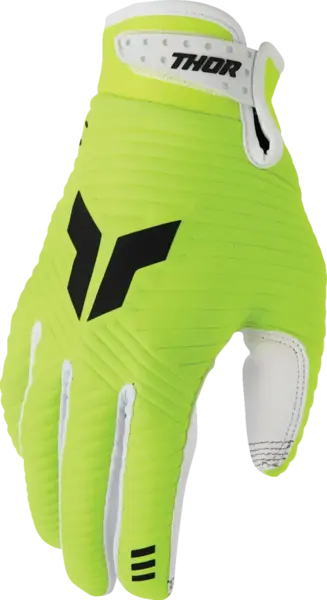 Manusi atv cross Thor Launchmode CW, culoare verde fluo negru, marime 2XL
