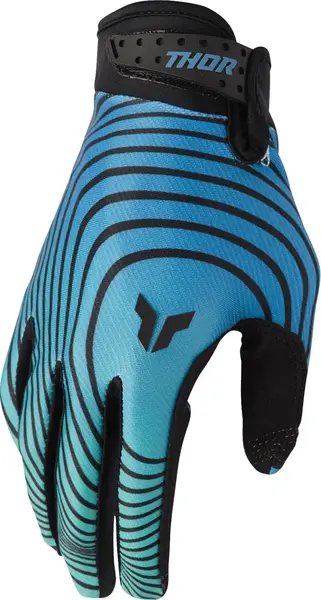 Manusi atv cross Thor Launchmode Identity, culoare albastru negru, marime L