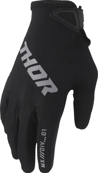 Manusi atv cross Thor RideMode Static, culoare negru, marime XL