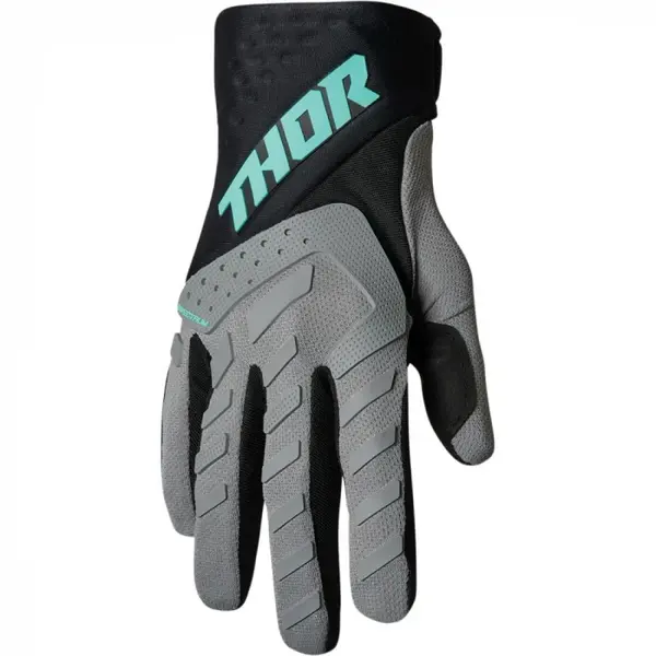 Manusi atv cross Thor Spectrum, culoare gri negru, marime M