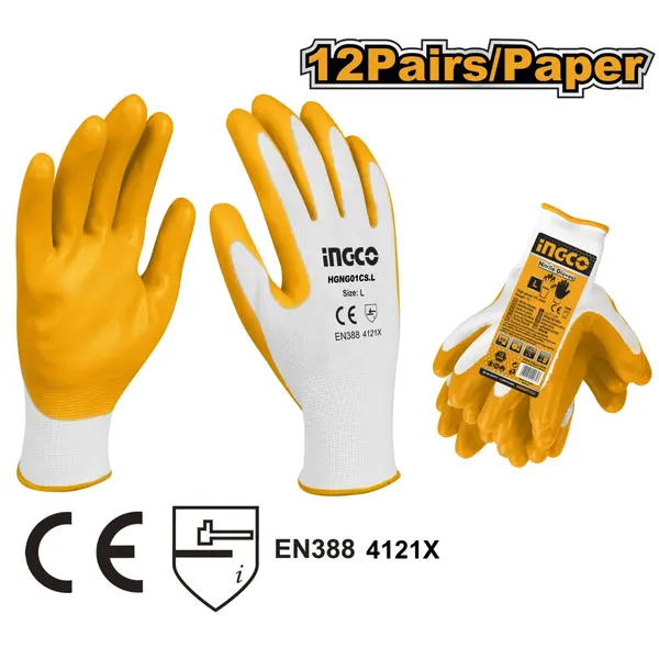 Manusi Cauciucate XL INGCO HGNG01
