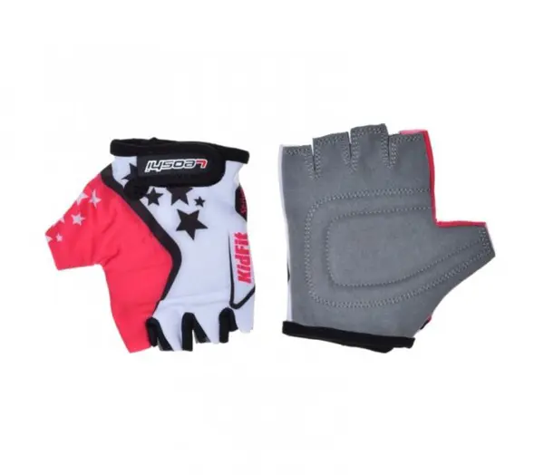 Manusi ciclisti copii, culoare alb roz, marime 3XS