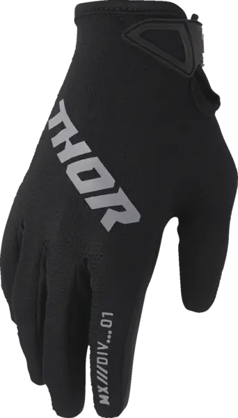 Manusi copii atv cross Thor LaunchMode Static, culoare negru, marime YS