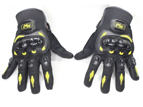 Manusi cross enduro MCS-21, latime palma 24cm, marime XL, culoare negru galben