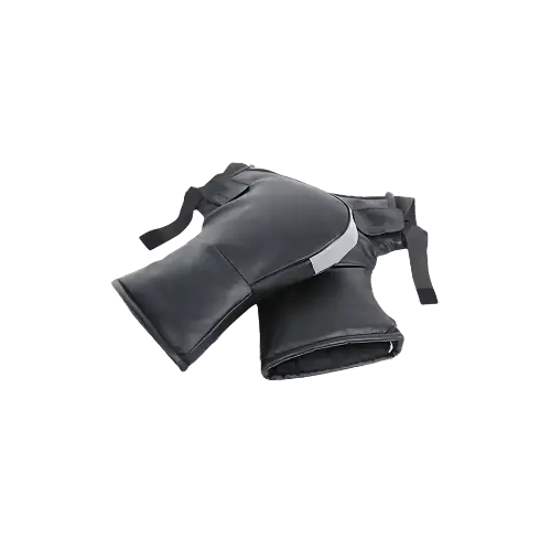 Manusi de ghidon pentru motocicleta scuter bicicleta impermeabile, unisex, captusite cu benzi reflectorizante FIXATO