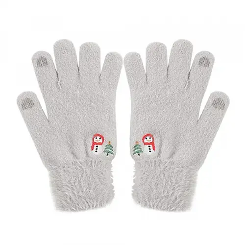 Manusi De Iarna Tactile Dama Techsuit ST0011, Marime 17cm (Gri)