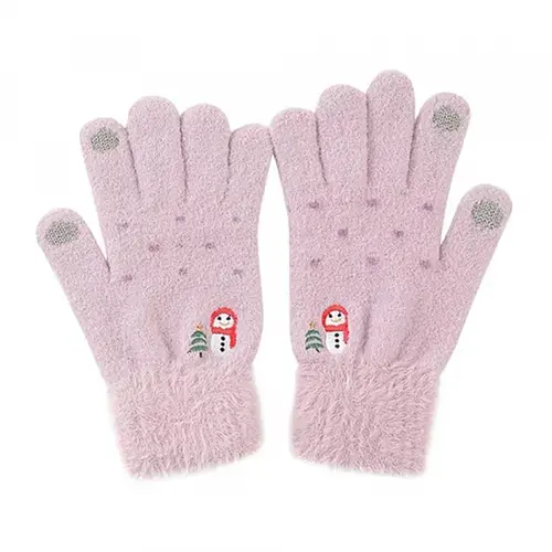 Manusi De Iarna Tactile Dama Techsuit ST0011, Marime 17cm (Mov)