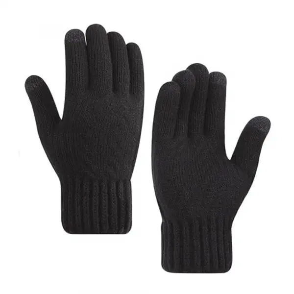 Manusi De Iarna Tactile Dama Techsuit ST0015, Marime 17cm, Negre