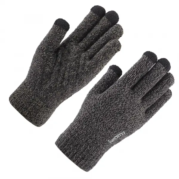 Manusi De Iarna Tactile Iwarm ST0005, Marime 21cm, Gri