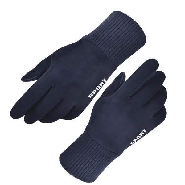 Manusi De Iarna Tactile Unisex Techsuit ST0009, Marime Universala, Albastre