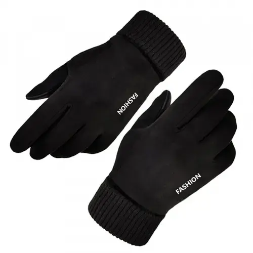 Manusi De Iarna Tactile Unisex Techsuit ST0010, Marime Universala (Negru)