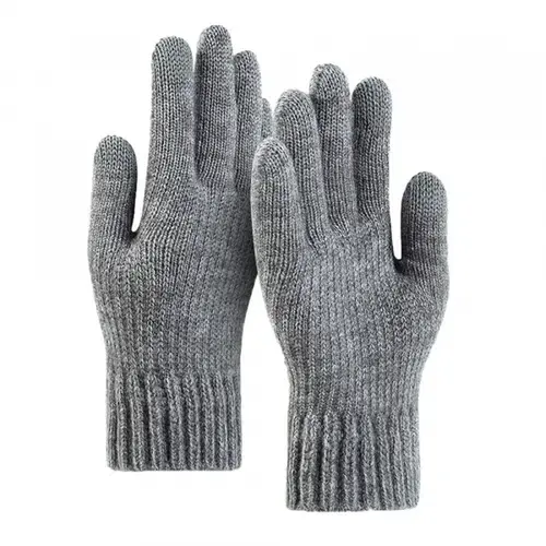Manusi De Iarna Tactile Unisex Techsuit ST0012, Marime 22cm (Gri Deschis)