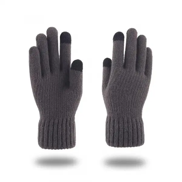 Manusi De Iarna Tactile Unisex Techsuit ST0012, Marime 22cm, Gri