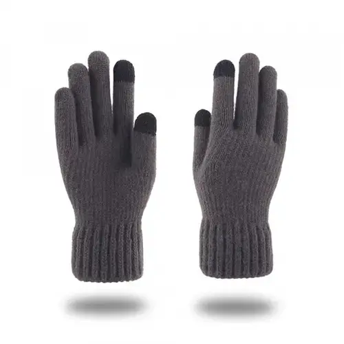 Manusi De Iarna Tactile Unisex Techsuit ST0012, Marime 22cm (Gri)