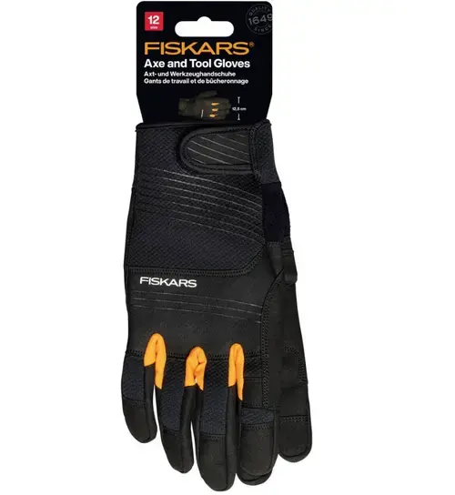 Manusi de lucru Fiskars 1071150, marimea 10 (Negru)