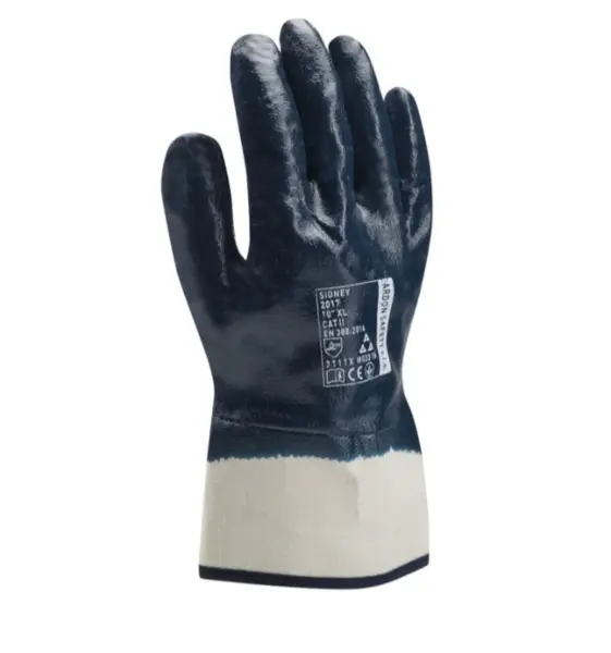 Manusi de protectie invelite in nitril, culoarea bleumarin, Ardon SIDNEY 10.5, BLEUMARIN