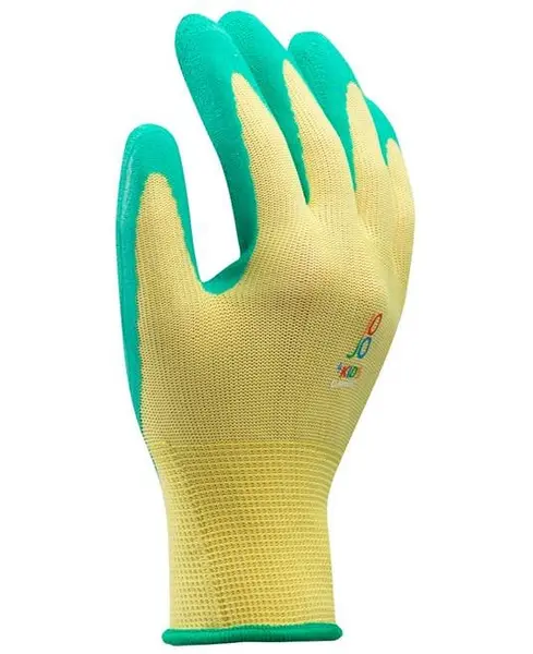 Manusi de protectie pentru copii, culoarea galben, Ardon JOJO 5-7 ani, GALBEN-VERDE