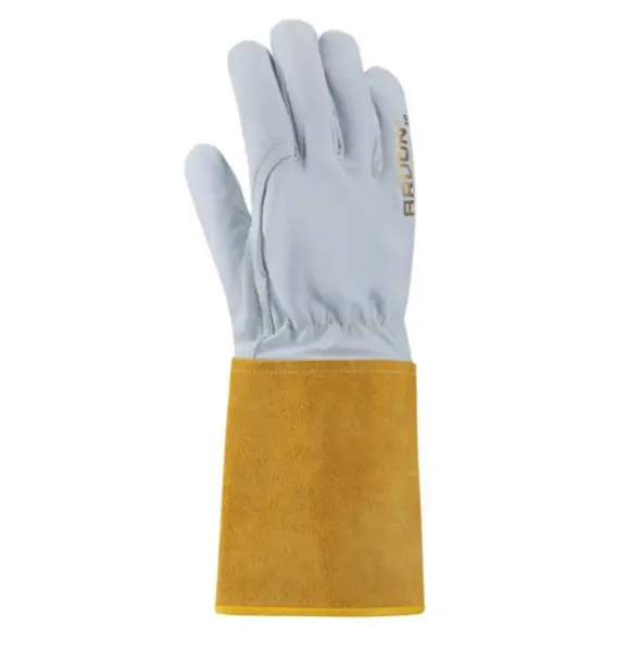 Manusi de protectie pentru sudori, culoarea gri, piele bovina, ata kevlar, 35cm, Ardon 4TIG 8, GRI