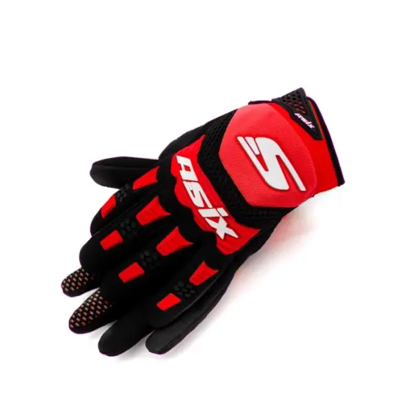 Manusi enduro atv cross Asix AS3 Junior, culoare rosu, marime YS