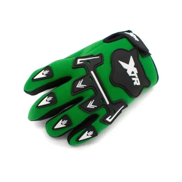 Manusi enduro atv cross XTR X1 Junior, culoare verde, marime YS