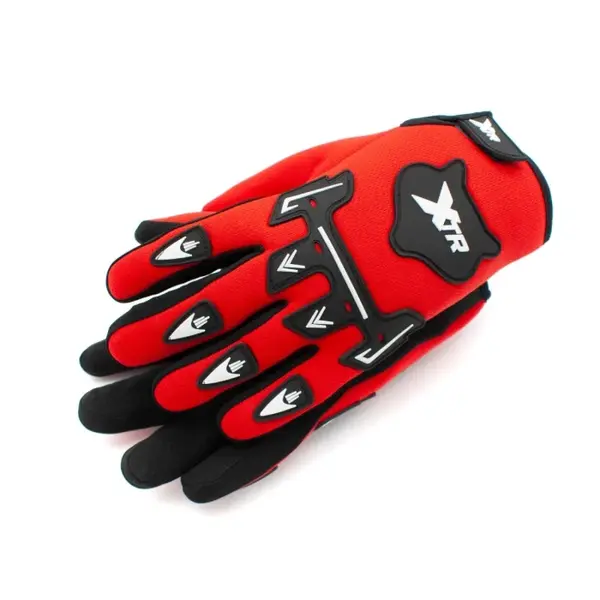 Manusi enduro atv cross XTR X2 Senior, culoare rosu, marime M