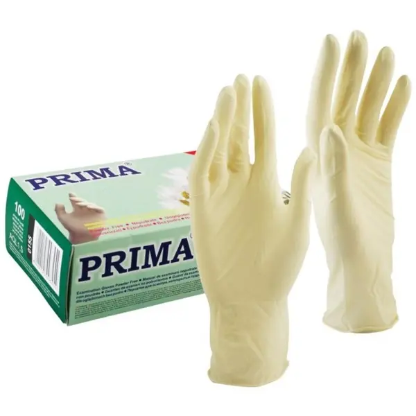 Manusi Examinare Prima, Latex, Nepudrate, 100 Bucati, Marimea XL