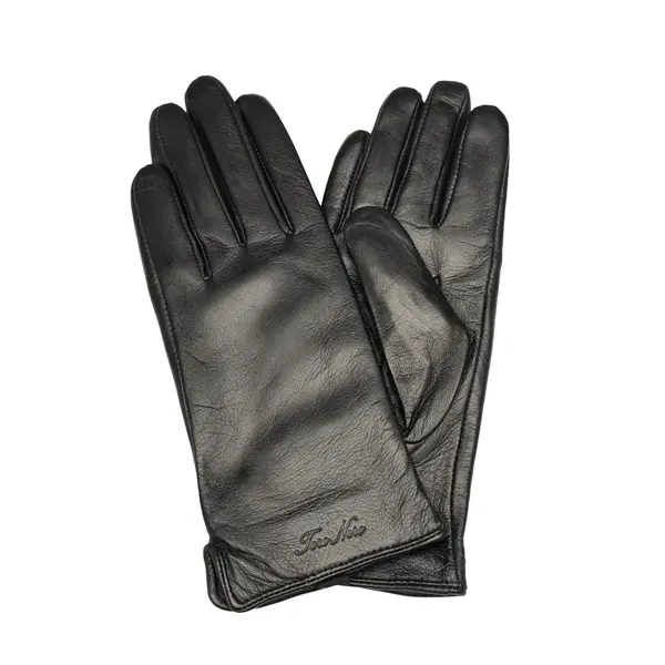 Manusi femei din piele naturala negru Woman - XL