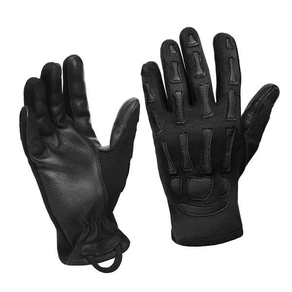 Manusi M-TAC Skeleton Nomex® rezistente la foc - NEGRU / M
