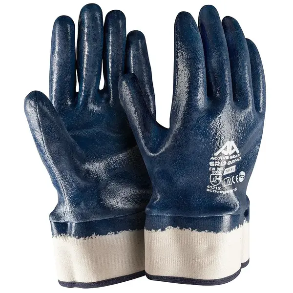 Manusi manipulare bumbac cu imersie integrala nitril fin Active Gear Marime 10 Manusi manipulare bumbac cu imersie integrala nitril fin Active Gear Marime 10