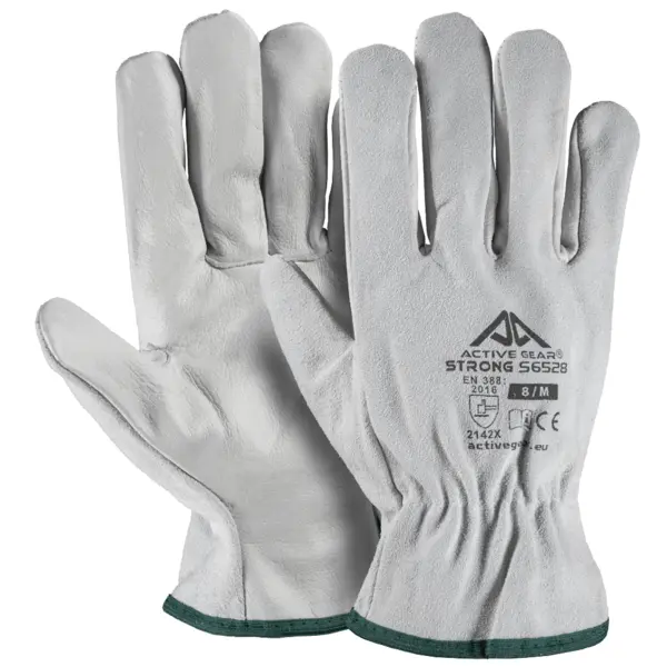 Manusi manipulare piele neteda si spalt bovina Active Gear Marime 10 Manusi manipulare piele neteda si spalt bovina Active Gear Marime 10
