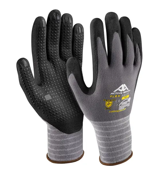 Manusi montaj palma imersata microspuma nitril si picouri Active Gear Marime 11 Manusi montaj palma imersata microspuma nitril si picouri Active Gear Marime 11