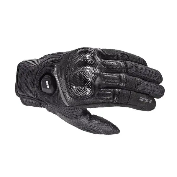 Manusi moto LS2 Atom Man, culoare negru, marime 2XL