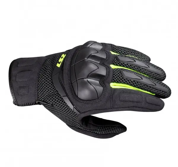 Manusi moto LS2 Kubra Man, culoare negru verde, marime S