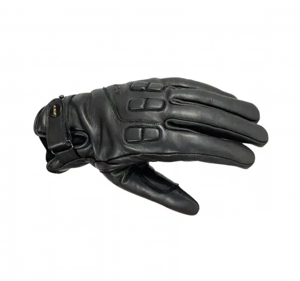 Manusi moto piele, LS2 Jazz Man, marime M, culoare negru