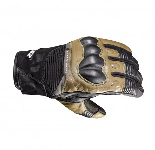 Manusi moto piele LS2 Octane, culoare maro negru, marime 2XL