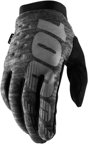 Manusi motocross 100% BRISKER culoare negru gri marime L