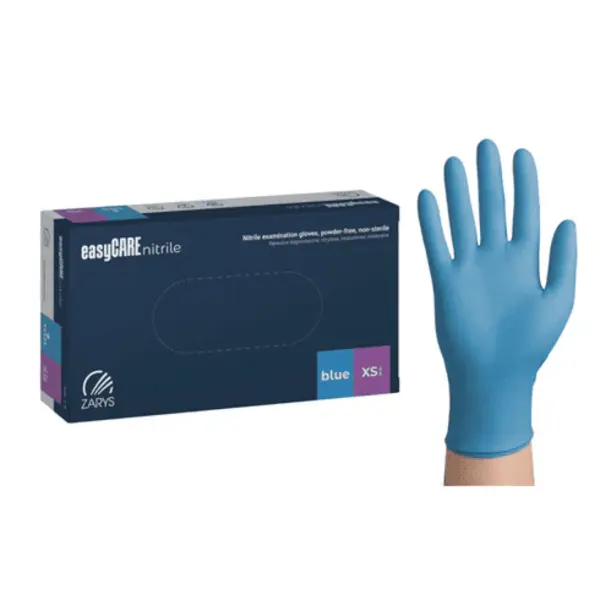 Manusi nitril nepudrate EasyCare cutie 100 buc. marime M Albastru - ECA-M