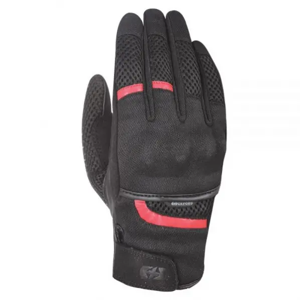 Manusi piele textil Oxford Brisbane Air Glove Tech, negre, S