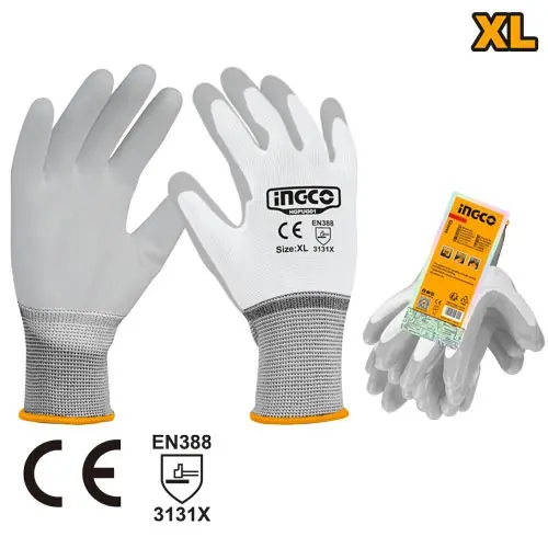 Manusi Protectie 2 Straturi PU XL INGCO HGPUG01
